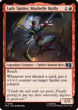 Lady Spider, Maybelle Reilly (MSC - Commander: Marvel Super Heroes)