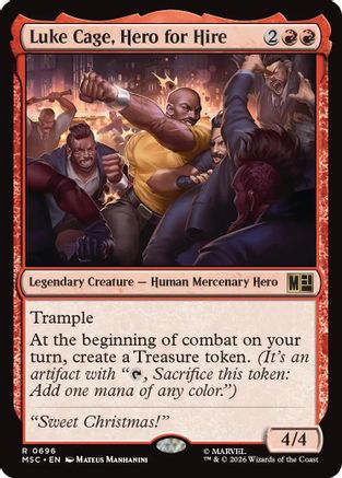 Luke Cage, Hero for Hire (MSC - Commander: Marvel Super Heroes Foil)