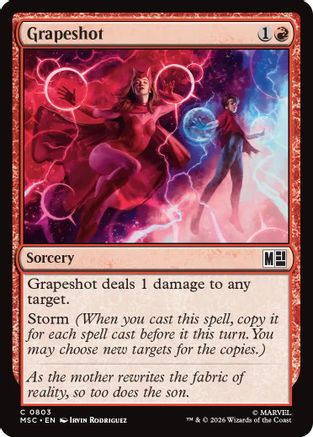 Grapeshot (MSC - Commander: Marvel Super Heroes Foil)