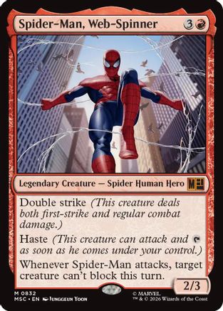 Spider-Man, Web-Spinner (MSC - Commander: Marvel Super Heroes Foil)