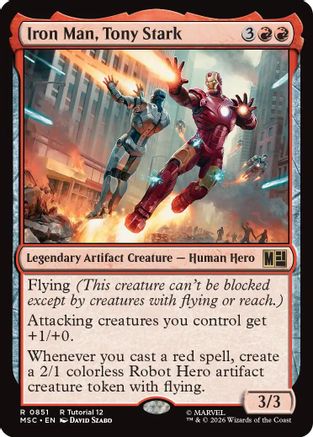 Iron Man, Tony Stark (MSC - Commander: Marvel Super Heroes)