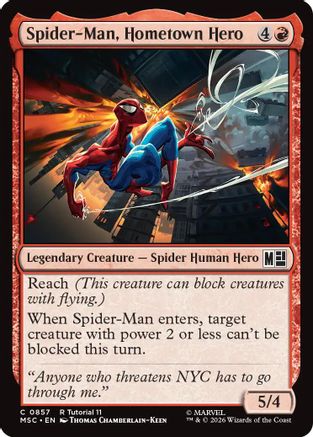 Spider-Man, Hometown Hero (MSC - Commander: Marvel Super Heroes)