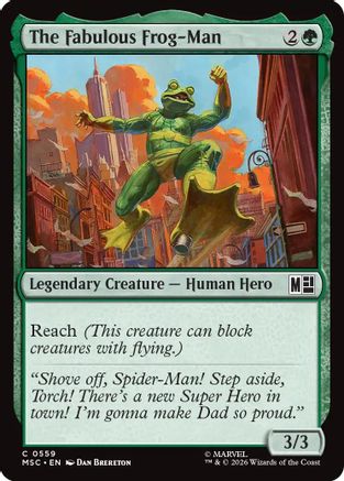 The Fabulous Frog-Man (MSC - Commander: Marvel Super Heroes Foil)