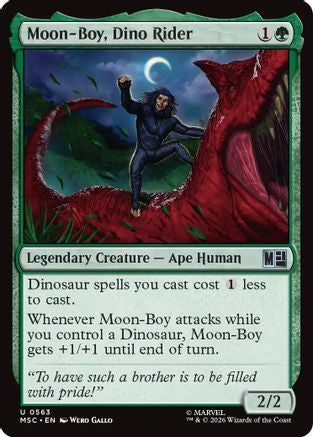 Moon-Boy, Dino Rider (MSC - Commander: Marvel Super Heroes Foil)