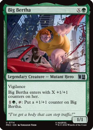 Big Bertha (MSC - Commander: Marvel Super Heroes Foil)