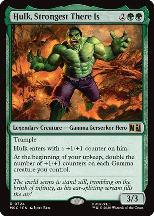 Hulk, Strongest There Is (MSC - Commander: Marvel Super Heroes)