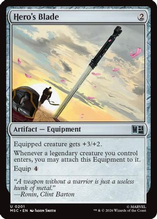 Hero's Blade (MSC - Commander: Marvel Super Heroes)