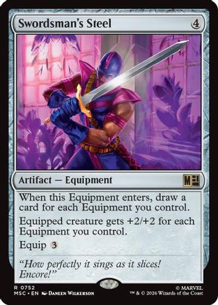 Swordsman's Steel (MSC - Commander: Marvel Super Heroes)