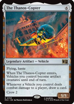 The Thanos-Copter (MSC - Commander: Marvel Super Heroes)