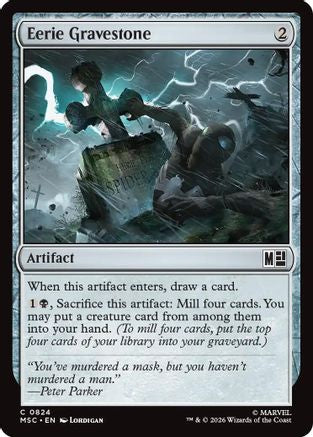 Eerie Gravestone (MSC - Commander: Marvel Super Heroes Foil)