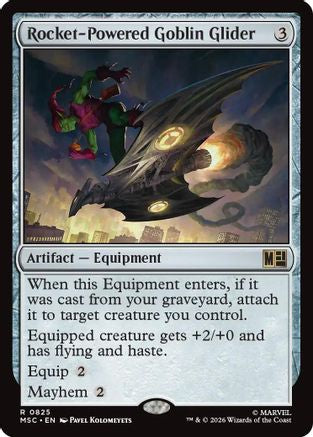 Rocket-Powered Goblin Glider (MSC - Commander: Marvel Super Heroes Foil)