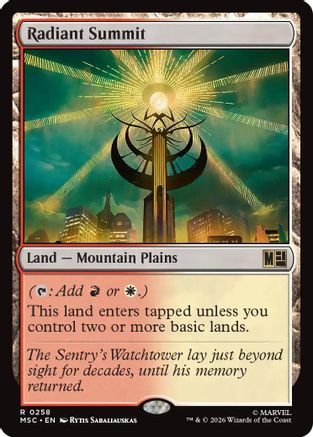 Radiant Summit (MSC - Commander: Marvel Super Heroes)