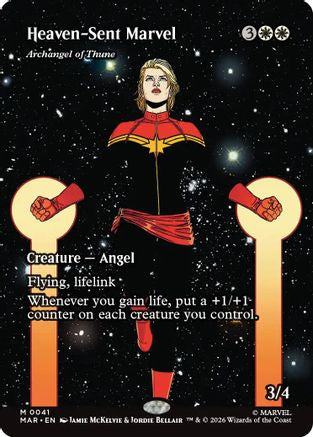 Heaven-Sent Marvel - Archangel of Thune (Borderless) (MAR - Marvel Universe Eternal-Legal Foil)