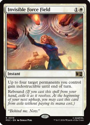Invisible Force Field (Surge Foil) (MSC - Commander: Marvel Super Heroes Foil)