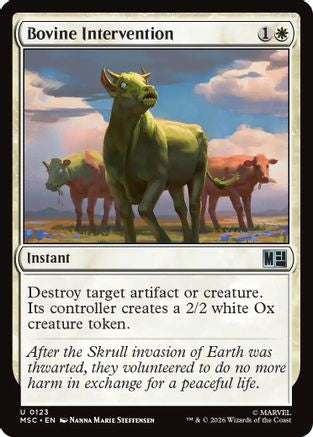 Bovine Intervention (MSC - Commander: Marvel Super Heroes)