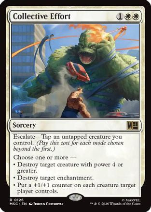 Collective Effort (MSC - Commander: Marvel Super Heroes)