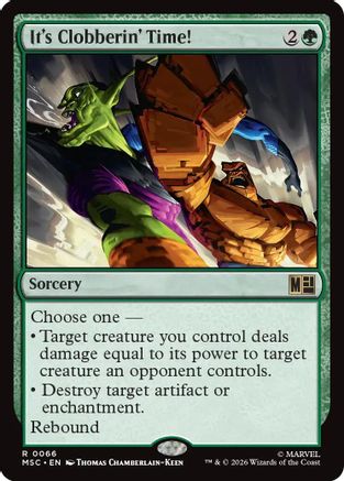It's Clobberin' Time! (MSC - Commander: Marvel Super Heroes)