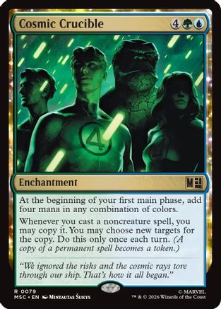 Cosmic Crucible (Surge Foil) (MSC - Commander: Marvel Super Heroes Foil)