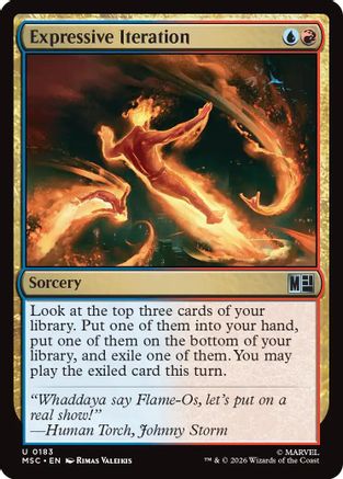Expressive Iteration (MSC - Commander: Marvel Super Heroes)