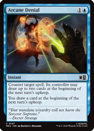 Arcane Denial (Surge Foil) (MSC - Commander: Marvel Super Heroes Foil)