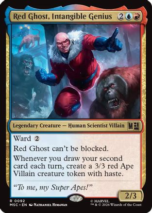 Red Ghost, Intangible Genius (Surge Foil) (MSC - Commander: Marvel Super Heroes Foil)