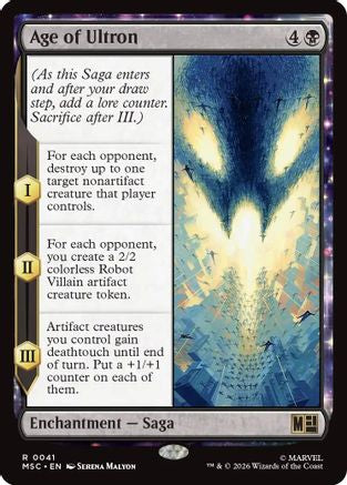 Age of Ultron (Surge Foil) (MSC - Commander: Marvel Super Heroes Foil)