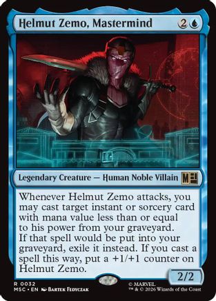 Helmut Zemo, Mastermind (Surge Foil) (MSC - Commander: Marvel Super Heroes Foil)