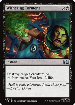 Withering Torment (Surge Foil) (MSC - Commander: Marvel Super Heroes Foil)