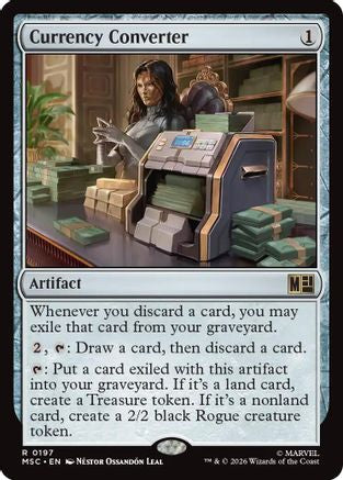 Currency Converter (Surge Foil) (MSC - Commander: Marvel Super Heroes Foil)