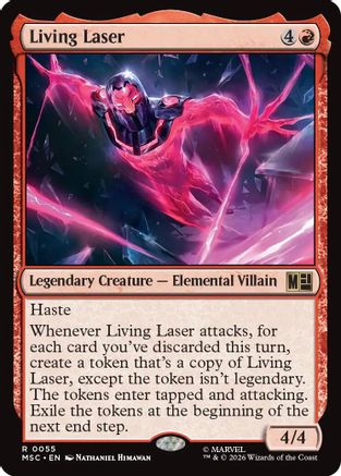 Living Laser (Surge Foil) (MSC - Commander: Marvel Super Heroes Foil)