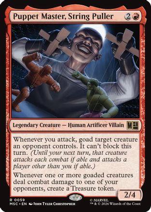 Puppet Master, String Puller (MSC - Commander: Marvel Super Heroes)