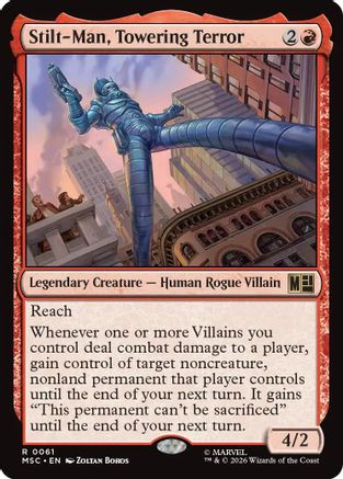 Stilt-Man, Towering Terror (Surge Foil) (MSC - Commander: Marvel Super Heroes Foil)