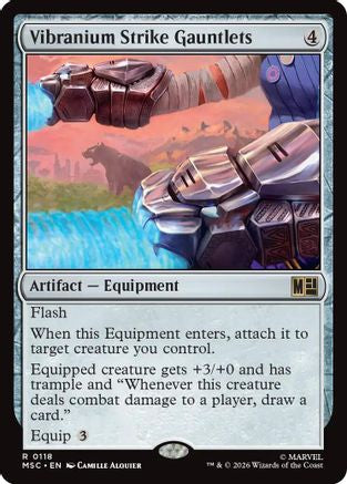 Vibranium Strike Gauntlets (MSC - Commander: Marvel Super Heroes)
