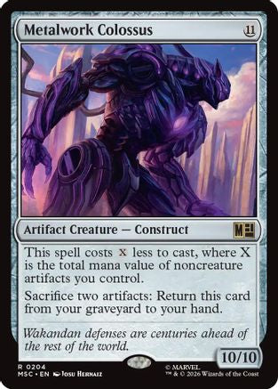 Metalwork Colossus (MSC - Commander: Marvel Super Heroes)