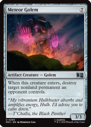 Meteor Golem (MSC - Commander: Marvel Super Heroes)