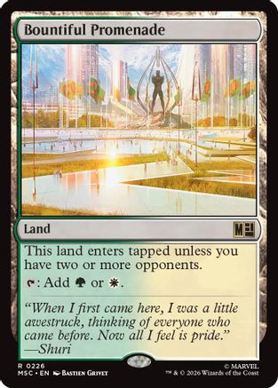 Bountiful Promenade (MSC - Commander: Marvel Super Heroes)