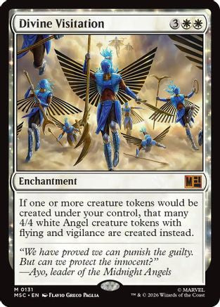 Divine Visitation (Surge Foil) (MSC - Commander: Marvel Super Heroes Foil)