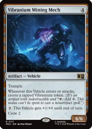 Vibranium Mining Mech (Surge Foil) (MSC - Commander: Marvel Super Heroes Foil)