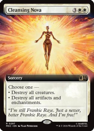 Cleansing Nova (Extended Art) (MSC - Commander: Marvel Super Heroes)