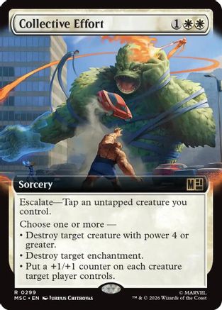 Collective Effort (Extended Art) (MSC - Commander: Marvel Super Heroes)