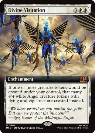 Divine Visitation (Extended Art) (MSC - Commander: Marvel Super Heroes Foil)