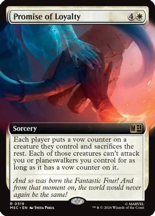 Promise of Loyalty (Extended Art) (MSC - Commander: Marvel Super Heroes)
