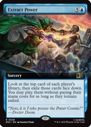 Extract Power (Extended Art) (MSC - Commander: Marvel Super Heroes)