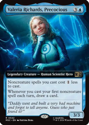 Valeria Richards, Precocious (Extended Art) (MSC - Commander: Marvel Super Heroes)