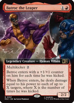 Batroc the Leaper (Extended Art) (MSC - Commander: Marvel Super Heroes)