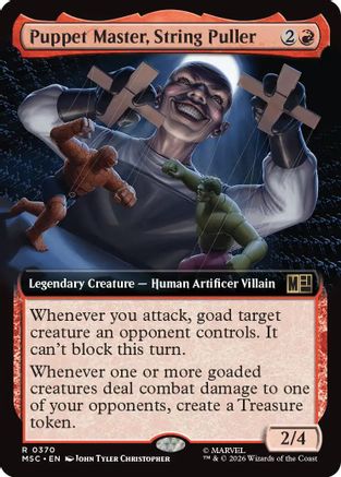Puppet Master, String Puller (Extended Art) (MSC - Commander: Marvel Super Heroes)