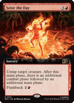 Seize the Day (Extended Art) (MSC - Commander: Marvel Super Heroes Foil)