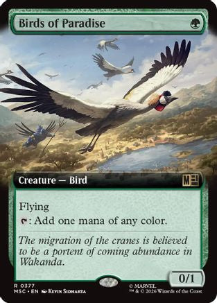 Birds of Paradise (Extended Art) (MSC - Commander: Marvel Super Heroes)