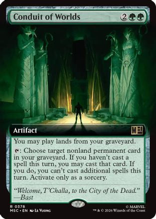 Conduit of Worlds (Extended Art) (MSC - Commander: Marvel Super Heroes Foil)