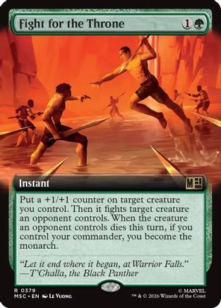 Fight for the Throne (Extended Art) (MSC - Commander: Marvel Super Heroes)